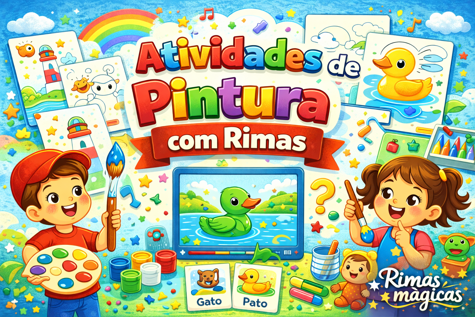 Atividades de Pintura com Rimas