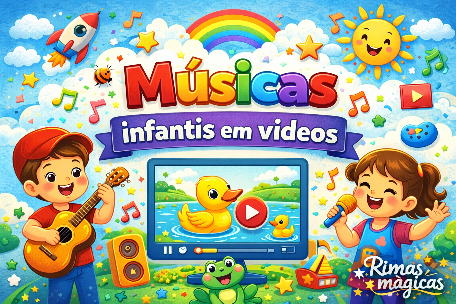 Músicas infantis em vídeos
